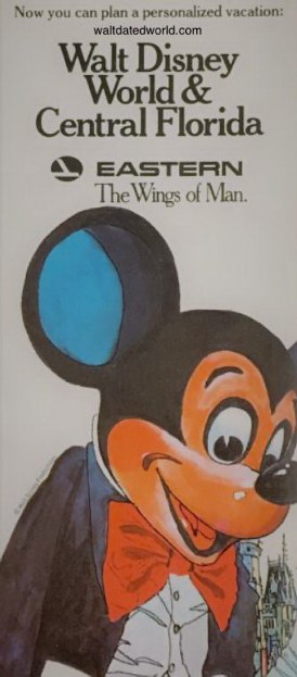 Walt Disney World Eastern Airlines brochure