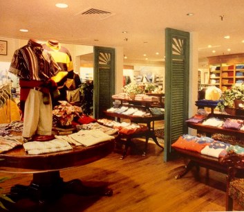 Harrington Bay Clothiers interior Walt Disney World shopping Village
