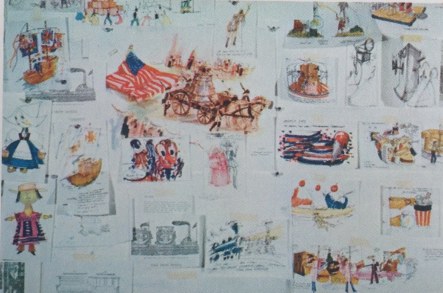 America on Parade Walt Disney World Concept Art