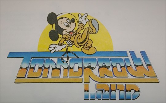 Walt Disney World Magic Kingdom Tomorrowland logo.