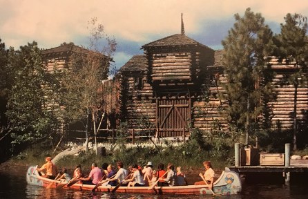 Davy Crockett Canoes Walt Disney World Frontierland
