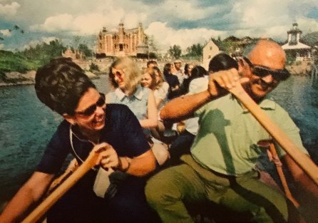 Early Davy Crockett Canoe Riders Walt Disney World Frontierland