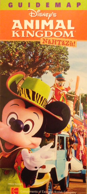 Animal Kingdom guide map Mickey's Jammin' Jungle Parade Disney's Animal Kingdom