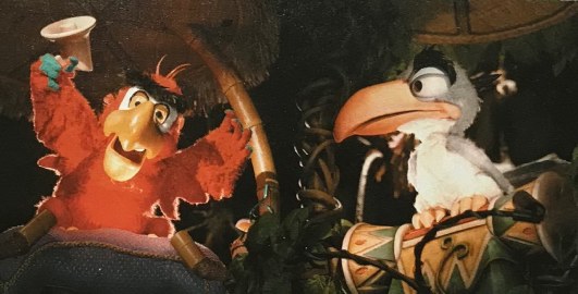 Enchanted Tiki Room Under New Management Iago and Zazu