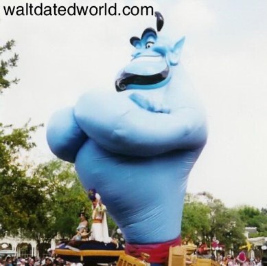 Aladdin Float Remember the Magic Parade