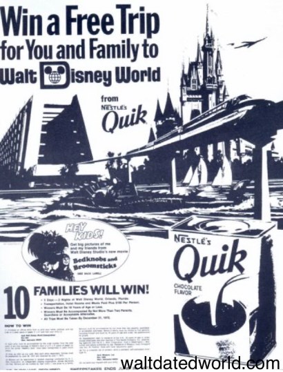 20,000 Leagues Nestles Quik promotion