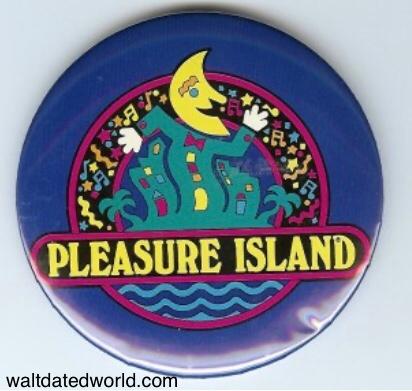 Pleasure Island logo button Walt Disney World