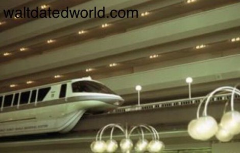 Monorail Gold Walt Disney World Contemporary Resort