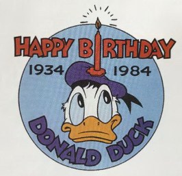 Donald's 50th Birthday logo Walt Disney World parade
