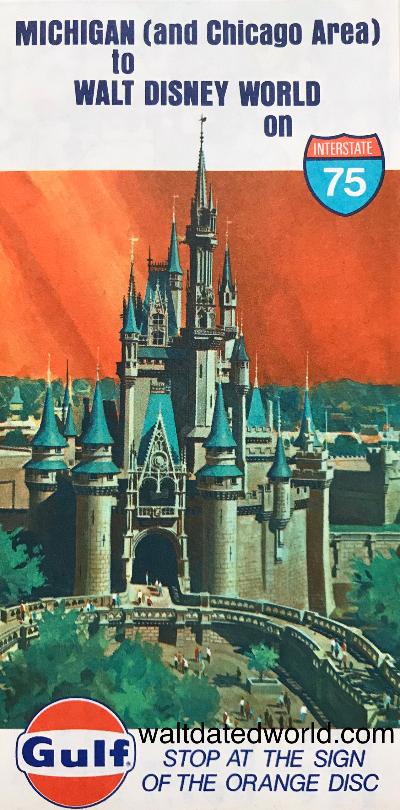 Gufl Oil Walt Disney World map 1972