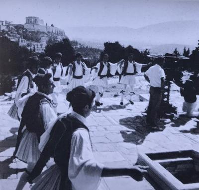 Magic Carpet 'Round the World film Greek dancers