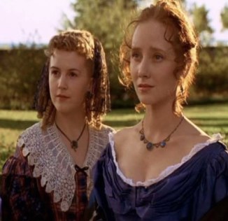 Renee O'Connor and Anne Heche in Disney's Adventures of Huck Finn.