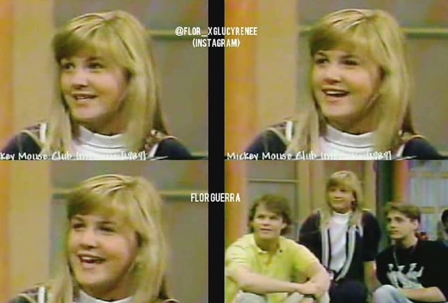 Renee O'Connor on the Mickey Mouse Club