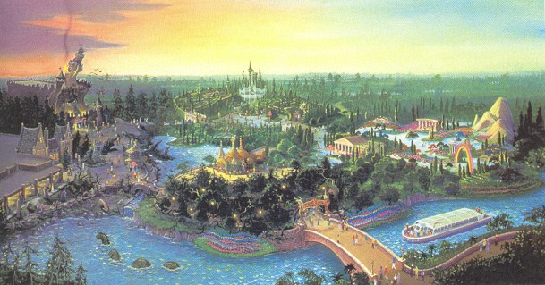 Animal Kingdom mythical land concept art