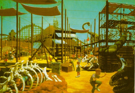 Animal Kingdom Excavator roller coaster