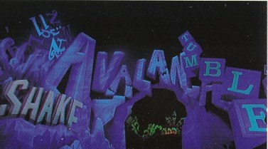 Journey Into Imagination giant word book