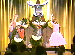 Dancing during Breakfast with Melvin the Moose Fort Wilderness Walt Disney World