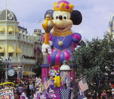 Mardi Gras Mickey float