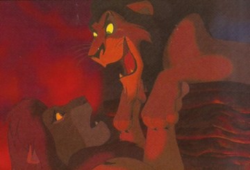 Legend of the Lion King Simba and Scar battle