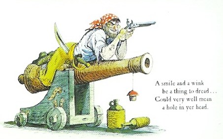 Marc Davis Pirate postcard 3