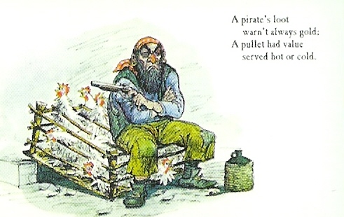 Marc Davis Pirate postcard 5