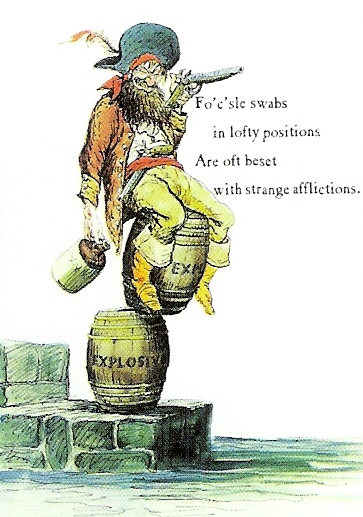 Marc Davis Pirate postcard 9