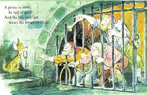 Marc Davis Pirate postcard 12