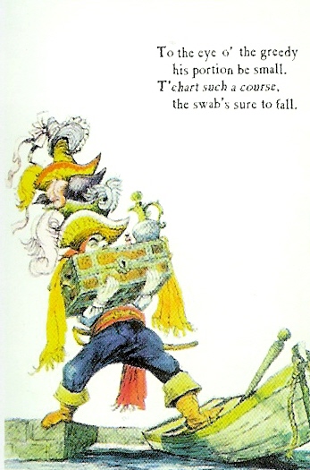Marc Davis Pirate postcard 11