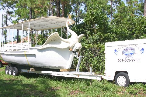 Restored Swan Boat