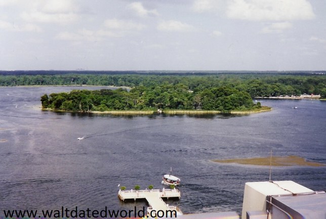 Discovery Island view from Contemporary Resort Walt Disney World